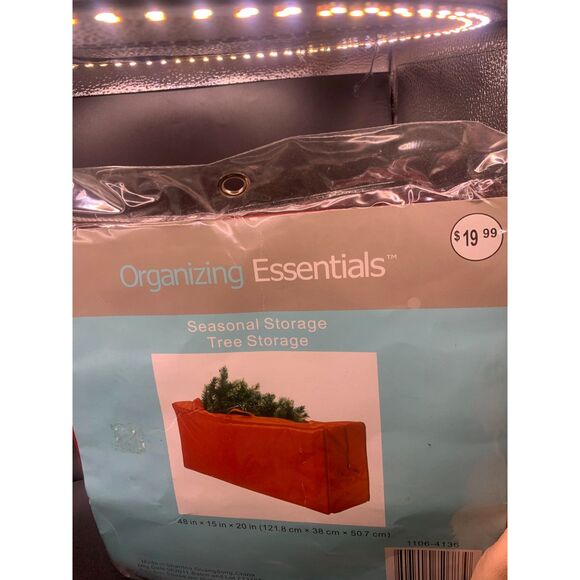 Organizing Essentials Christmas Tree Storage Bag Stores Disassembled Artificial - Picture 2 of 3